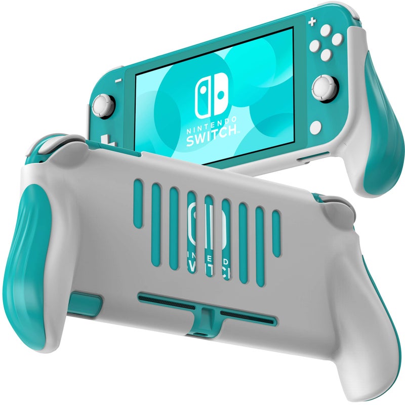 JUSPRO Grip for Nintendo Switch Lite, Ergonomic Comfort Handheld Protective Gaming Case Portable Cover Accessories Compatible with Nintendo Switch Lite - Image 1